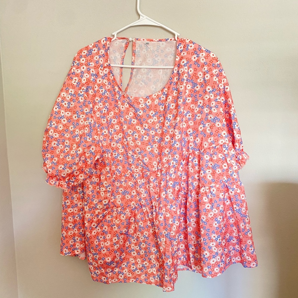 Pink Floral Shirt